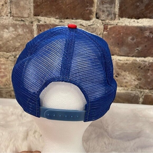 Vintage 1984 Summer Olympics Los Angeles Original Logo Hat In Red White & Blue - Picture 5 of 6